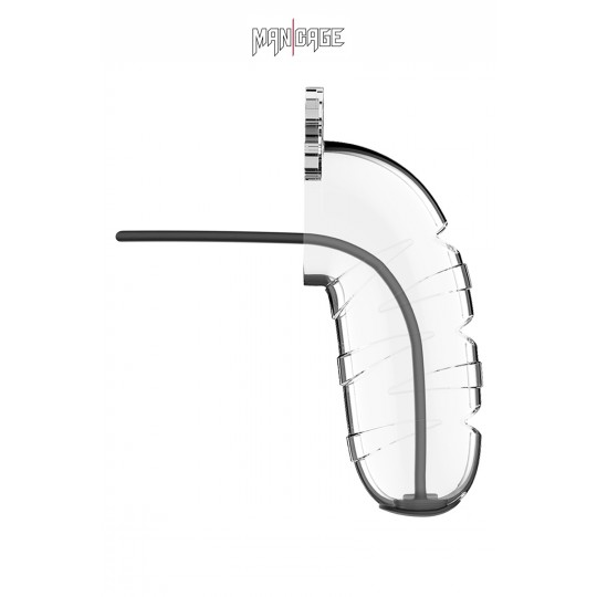 Cage de chasteté 12,5cm avec plug d'urètre - ManCage 17 2